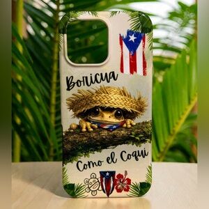 2 in 1 Boricua Como el Coquí iPhone Case